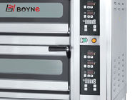 Commercial Stainless Steel Microcomputer Two Deck Four Trays 20-400°C Electrci Oven