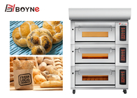 4 Deck 8 Trays Bakery Deck Oven 22.2kw Electric Bread Oven