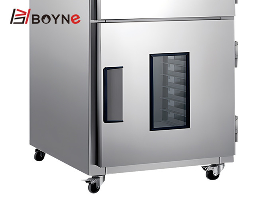 Two Half Glass Door 36 Trays Dough Freezer Retarder Microcomputer Control For Bakery Shop