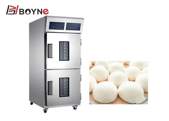 Two Half Glass Door 36 Trays Dough Freezer Retarder Microcomputer Control For Bakery Shop
