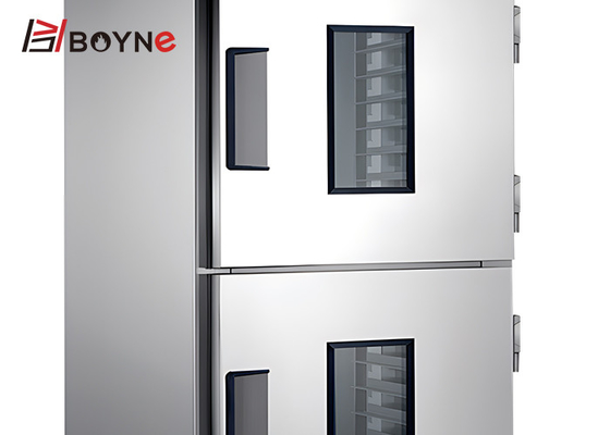 Two Half Glass Door 36 Trays Dough Freezer Retarder Microcomputer Control For Bakery Shop